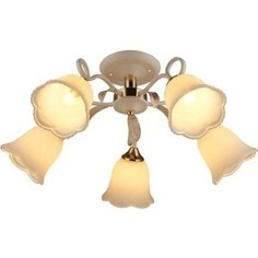 Люстра потолочная Imex MD.0697-5-S WT+FGD 5*60Вт Е27