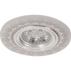Светильник Imex IL.0030.0402 MR16+LED 3W 4000K, встраиваемый акрил, CH/WH+CH