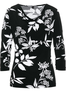 Футболка с вырезом-водопадом Bonprix