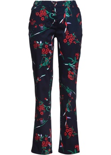 Брюки стрейч с принтом Bonprix