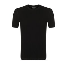 Однотонная футболка с круглым вырезом Giorgio Armani
