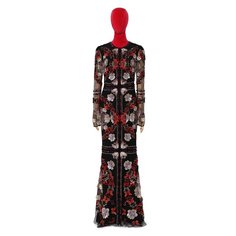 Платье-макси Alexander McQueen