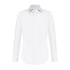 Хлопковая сорочка с воротником кент Brioni