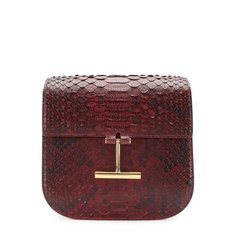 Сумка T Clasp из кожи питона Tom Ford