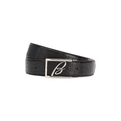 Ремень из кожи аллигатора Brioni