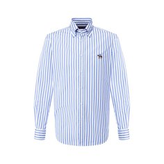 Хлопковая рубашка с воротником button down Ralph Lauren