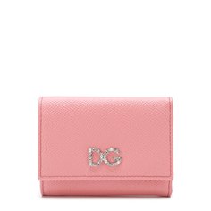 Кожаный кошелек на кнопке Dolce & Gabbana