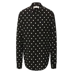 Шелковая рубашка Saint Laurent