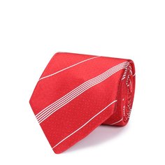 Шелковый галстук в полоску Zilli
