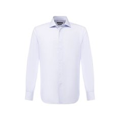 Хлопковая сорочка с воротником кент Corneliani