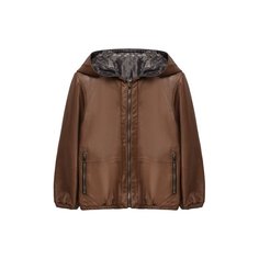 Двусторонняя куртка из кожи Brunello Cucinelli