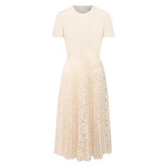 Платье из смеси вискозы и хлопка Valentino