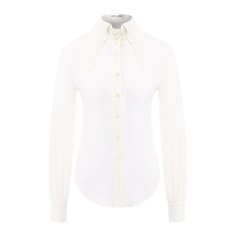 Шелковая рубашка Saint Laurent
