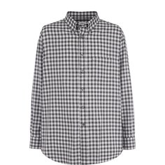 Хлопковая рубашка с воротником button down Brioni
