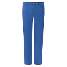 Брюки из смеси хлопка и шелка Zilli