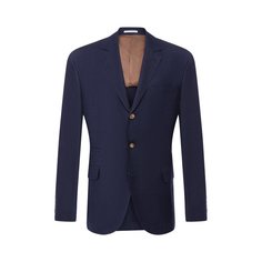 Пиджак из смеси шерсти и льна Brunello Cucinelli