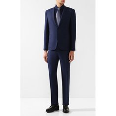 Шерстяной костюм с пиджаком на двух пуговицах Canali