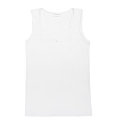 Майка с кружевной отделкой и бантом La Perla