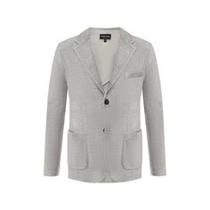 Хлопковый пиджак Giorgio Armani