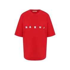 Хлопковая футболка Marni