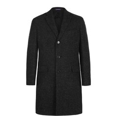 Шерстяное однобортное пальто Ralph Lauren