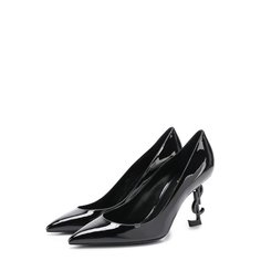 Лаковые туфли Opyum на фигурной шпильке Saint Laurent