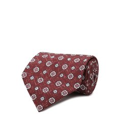 Шелковый галстук с узором Brioni