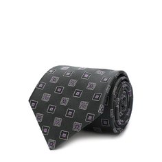 Шелковый галстук с узором Brioni
