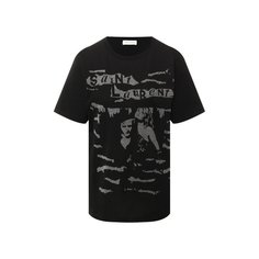 Хлопковая футболка Saint Laurent