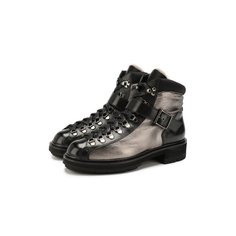 Кожаные ботинки Santoni