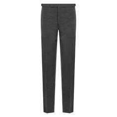 Шерстяные брюки прямого кроя Brioni