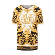 Хлопковая футболка Versace