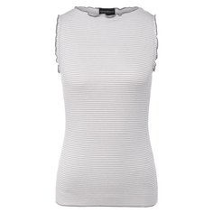 Топ из вискозы Emporio Armani