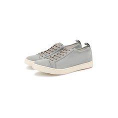 Замшевые кеды Santoni