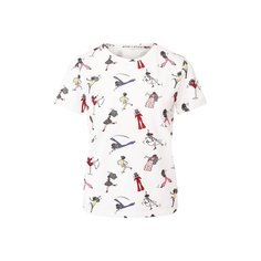 Хлопковая футболка Alice + Olivia