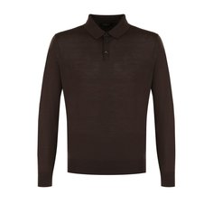 Шерстяное поло с длинными рукавами Ermenegildo Zegna