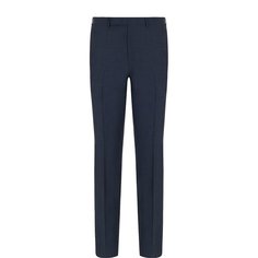 Шерстяные брюки прямого кроя со стрелками Ermenegildo Zegna