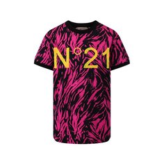 Хлопковая футболка No. 21