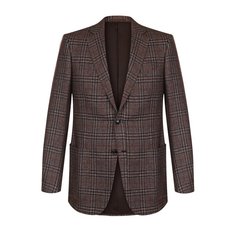 Однобортный пиджак из смеси шелка и кашемира Ermenegildo Zegna