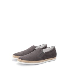 Замшевые слипоны с отделкой Tod’s Tods