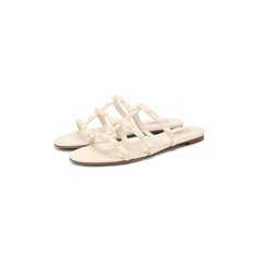 Кожаные шлепанцы Valentino Garavani Rockstud Valentino