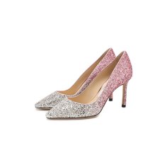 Туфли Romy 85 с глиттером Jimmy Choo