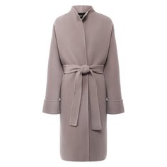 Шерстяное пальто с поясом Giorgio Armani