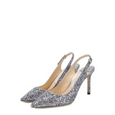 Туфли Erin 85 с глиттером на шпильке Jimmy Choo