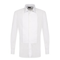 Хлопковая сорочка под смокинг Tom Ford