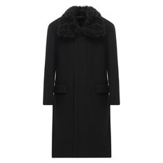 Однобортное пальто из шерсти Tom Ford