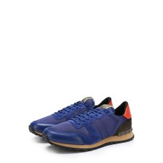 Комбинированные кроссовки Valentino Garavani Rockrunner на шнуровке Valentino