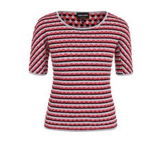 Приталенный топ фактурной вязки Giorgio Armani