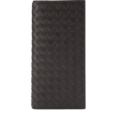 Кожаное портмоне в технике intrecciato Bottega Veneta