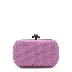 Клатч Chain Knot из сатина с плетением intrecciato Bottega Veneta